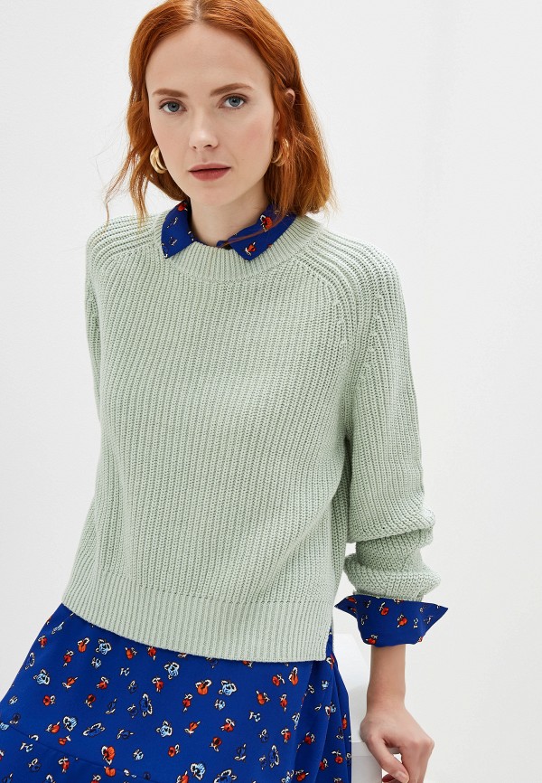 

Джемпер Whistles, Fashion Detail Cotton Knit, Зеленый