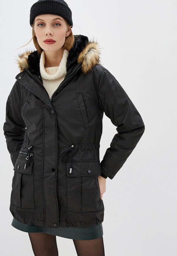 

Парка Whistles, Черный, WILLOW WAXY PARKA
