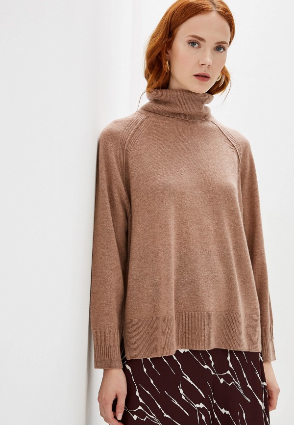 

Свитер Whistles, Коричневый, CASHMERE ROLL NECK SWEATER