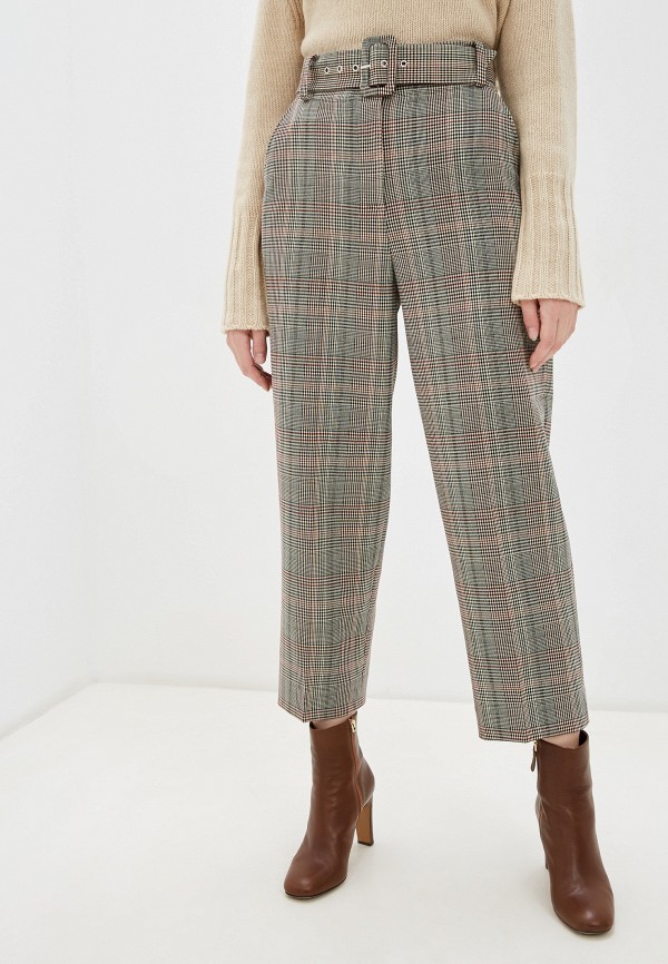 

Брюки Whistles, Бежевый, CHECK TAPERED TROUSER