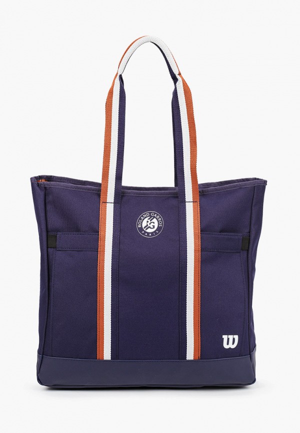 

Сумка спортивная Wilson, Синий, для ракеток ROLAND GARROS TOTE