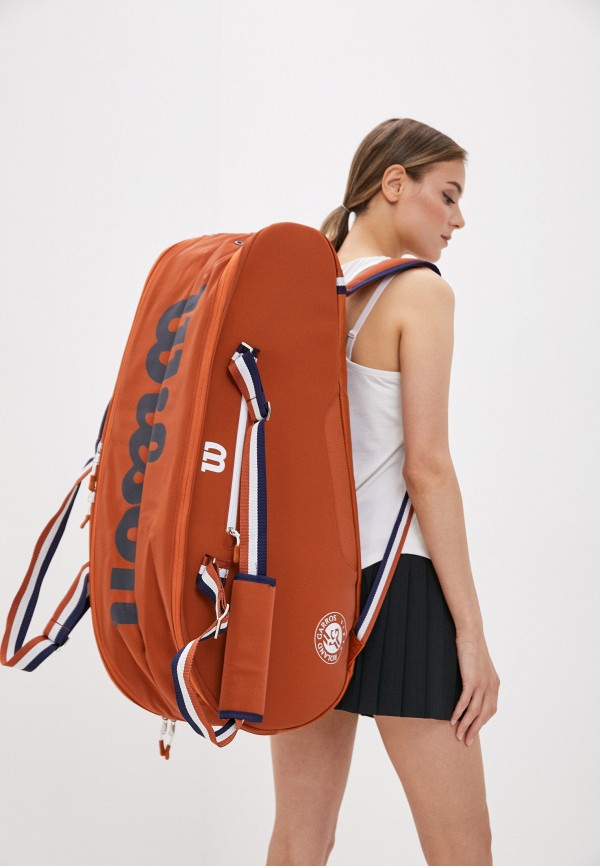 

Сумка спортивная Wilson, Коричневый, для ракеток ROLAND GARROS TOUR 12PK