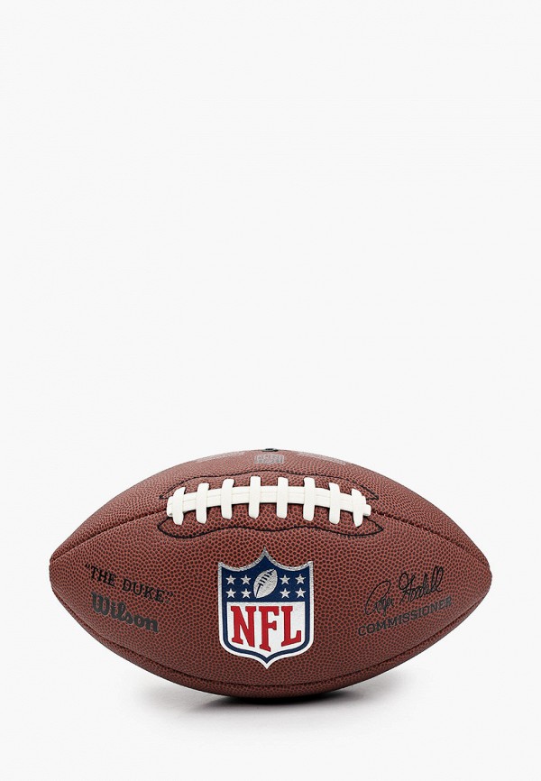 

Мяч футбольный Wilson, Коричневый, для американского футбола, NFL DUKE replica