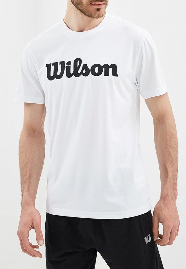 

Футболка спортивная Wilson, Белый, M UWII SCRIPT TECH TEE