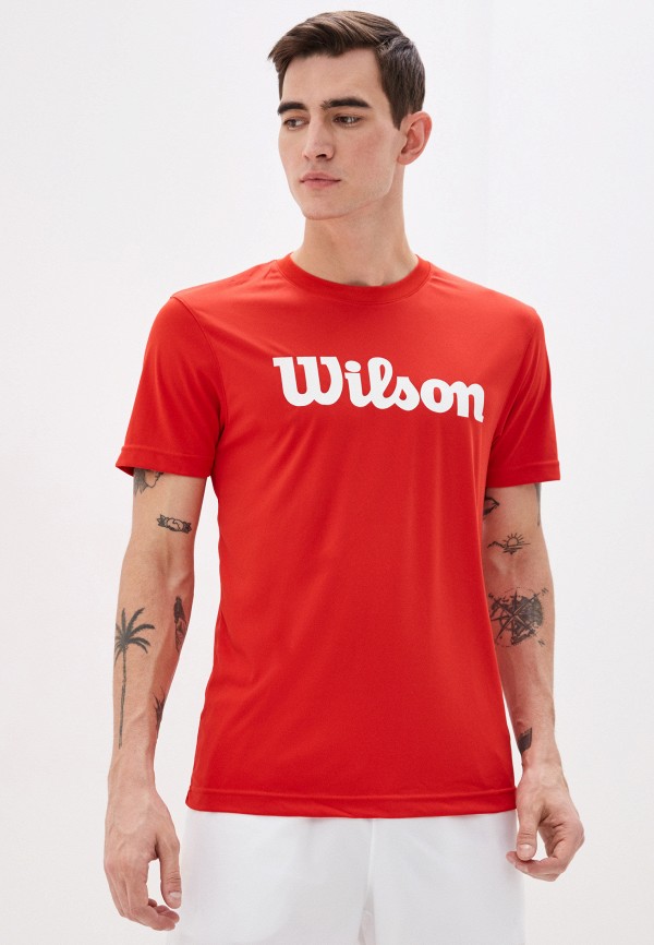 

Футболка Wilson, Красный, M UWII SCRIPT TECH TEE RD/Wh