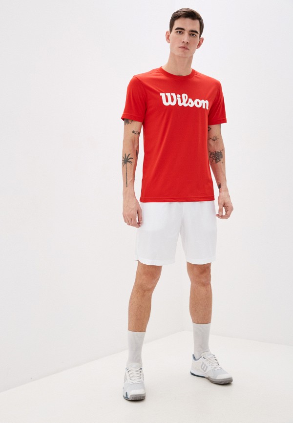 

Футболка Wilson, Красный, M UWII SCRIPT TECH TEE RD/Wh
