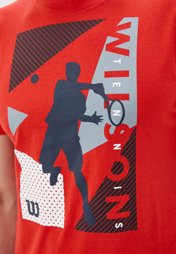 

Футболка Wilson, Красный, M GEO PLAY TECH TEE