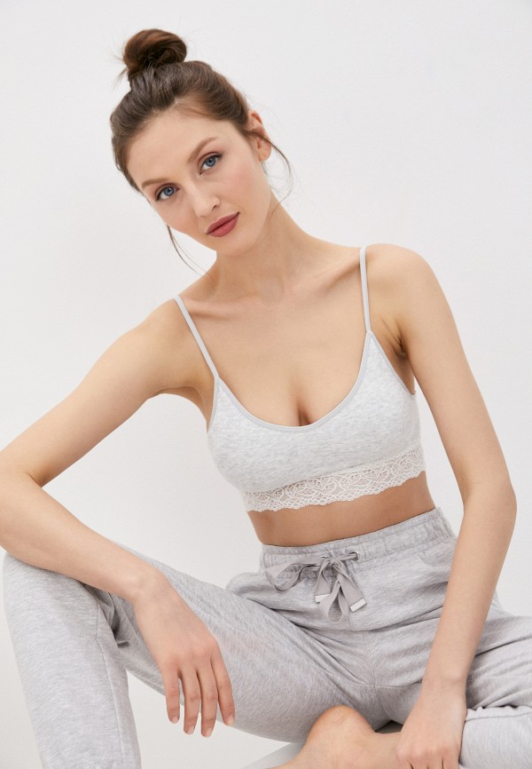 

Бюстгальтер women'secret, Серый, TOP REMOVABLE PAD