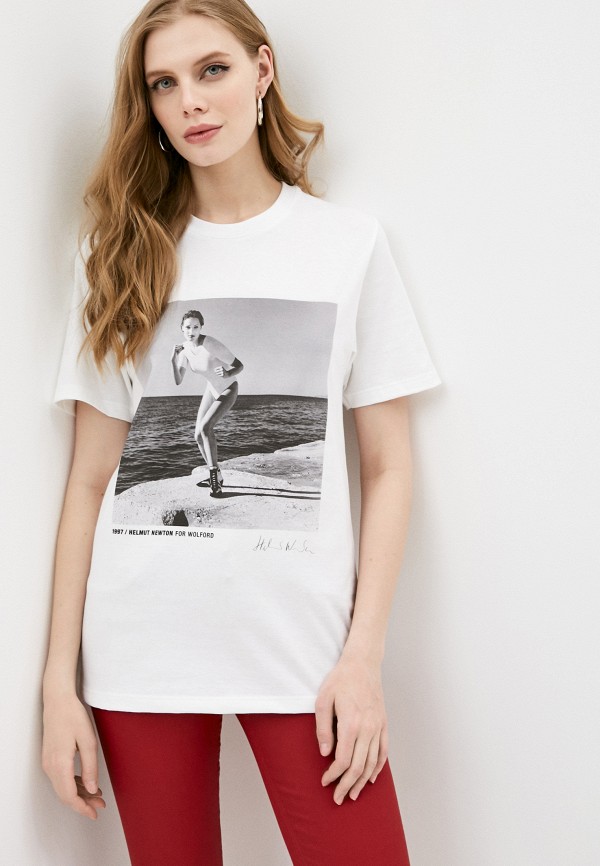

Футболка Wolford, Белый, HELMUT NEWTON FOR WOLFORD