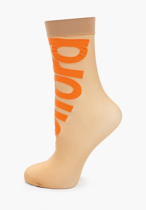

Носки Wolford, Бежевый, Logo Zoom Socks, 20 den