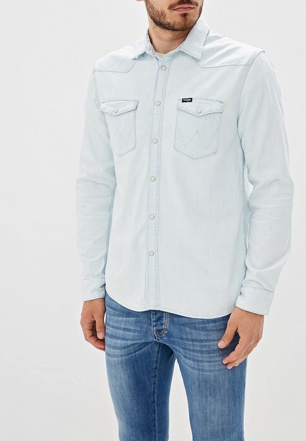 

Рубашка джинсовая Wrangler, Голубой