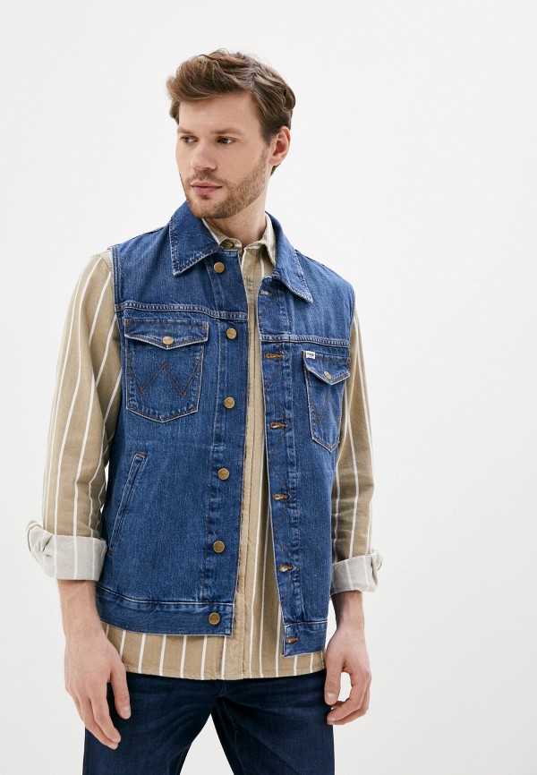 

Жилет джинсовый Wrangler, Синий