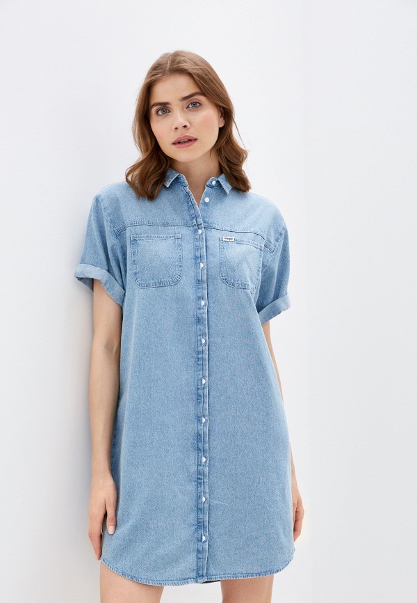 

Платье джинсовое Wrangler, Голубой