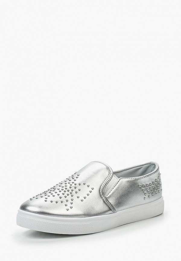 

Слипоны WS Shoes, Серебряный