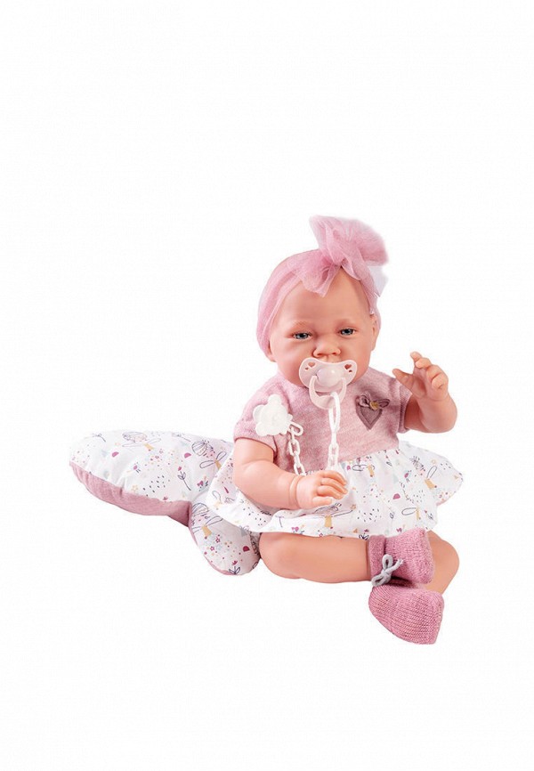 Пупс Munecas Dolls Antonio Juan младенец Валерия на подушке-бабочке, 42 см, мягконабивная