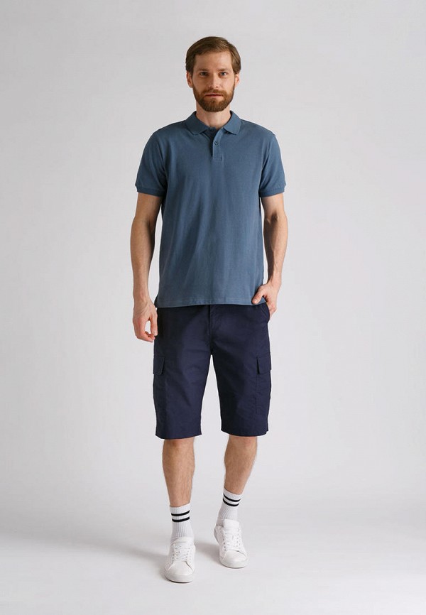 Поло Baon синий, размер 46, фото 2