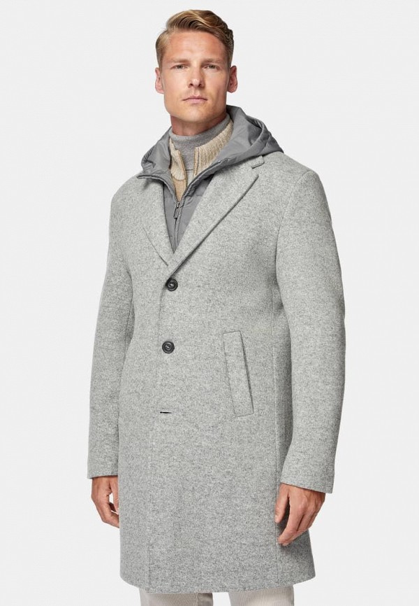 Пальто однобортное Boggi Milano