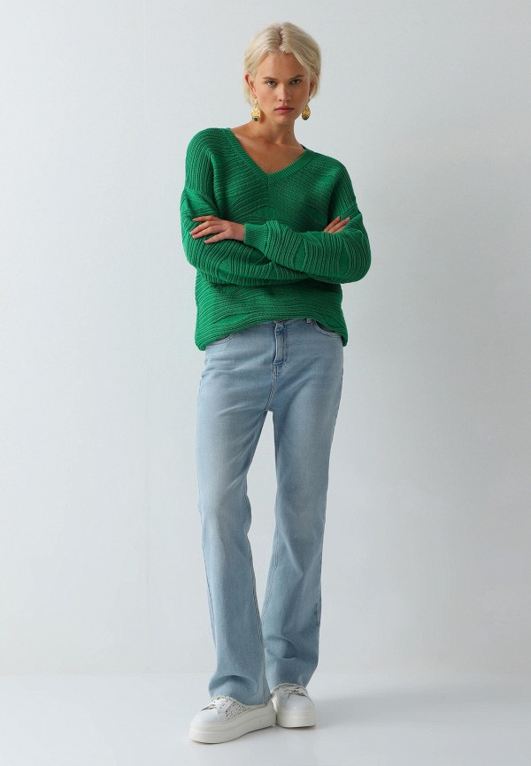 Пуловер Villosa цвет Зеленый  Фото 2