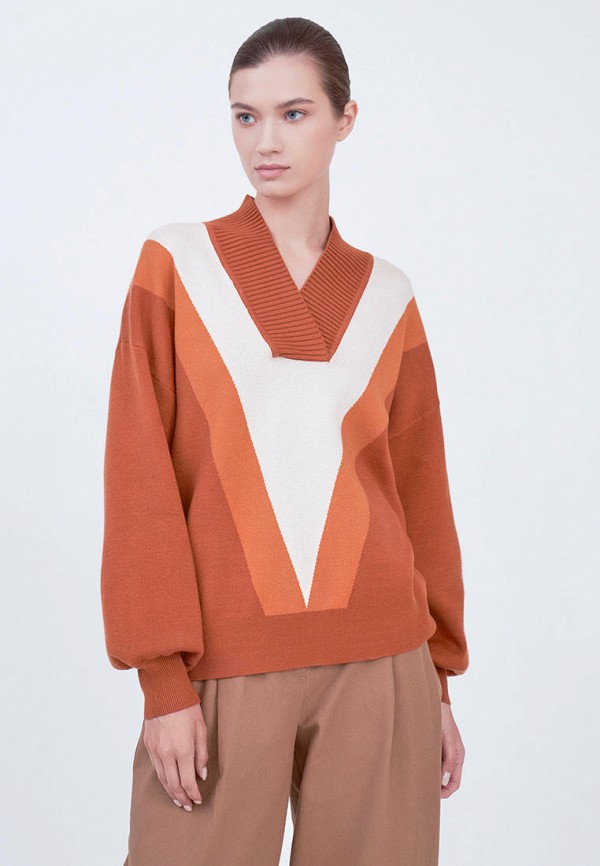 Пуловер Baon цвет Коричневый 