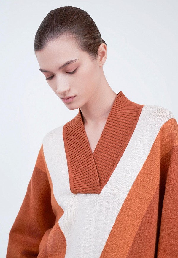 Пуловер Baon цвет Коричневый  Фото 4