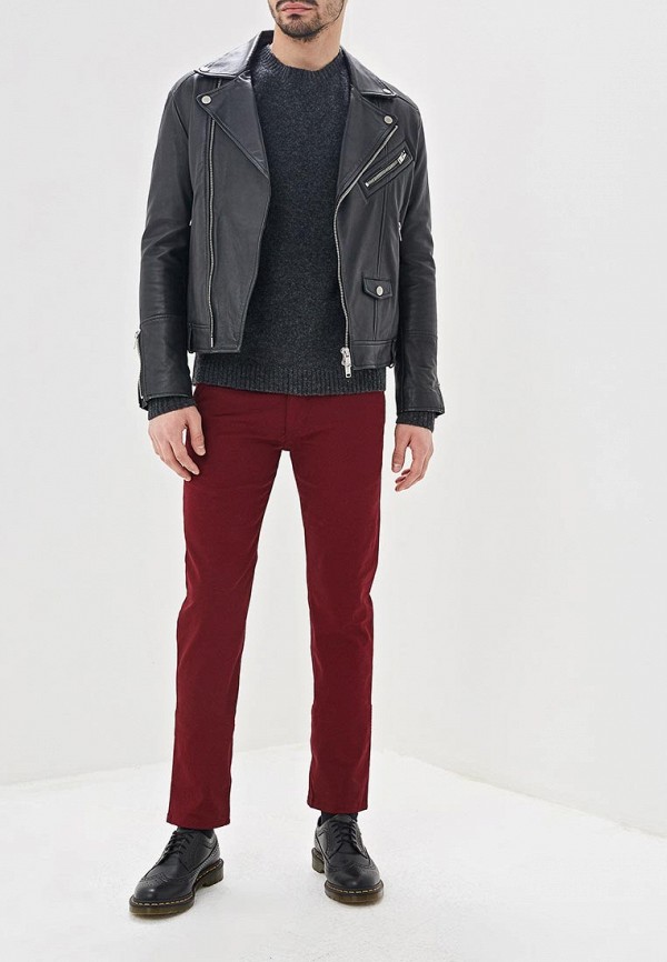 

Брюки Young & Rich; Young & Rich YO009EMDSTK4, Бордовый