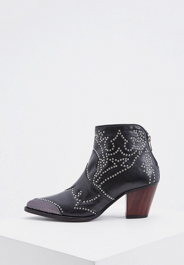 

Ботильоны Zadig & Voltaire, Черный, CARA STUDS