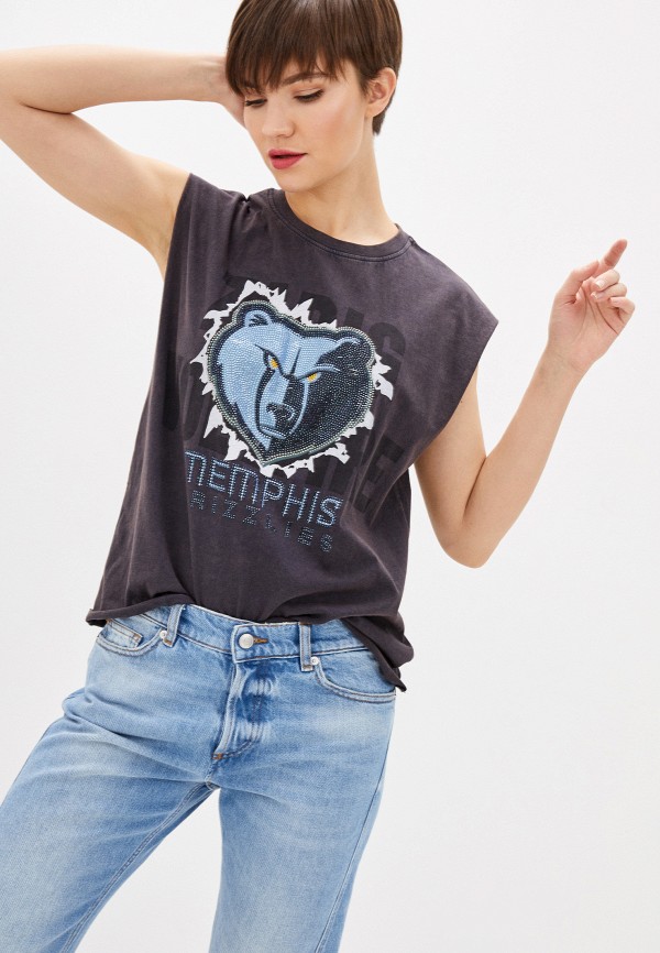 

Футболка Zadig & Voltaire, Фиолетовый, WENY ZV GRIZZLI