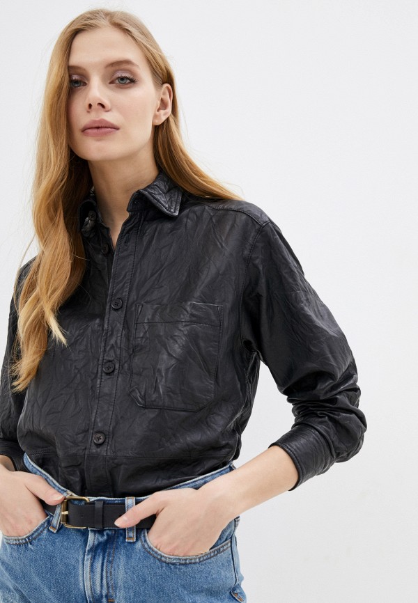 

Рубашка Zadig & Voltaire, Черный, TAIS CUIR FROIS