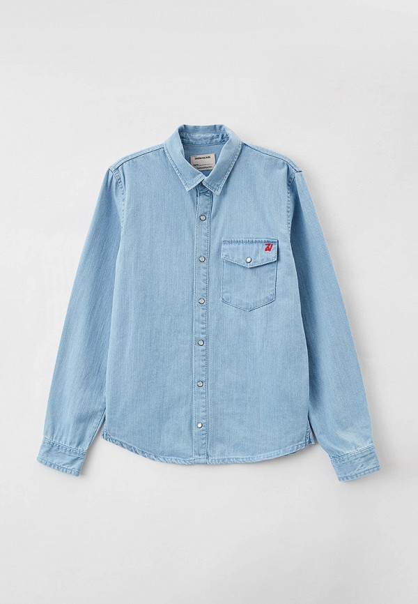 

Рубашка джинсовая Zadig & Voltaire, Голубой