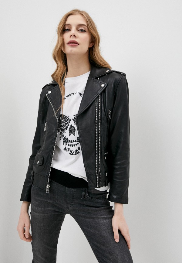 

Куртка кожаная Zadig & Voltaire, Черный