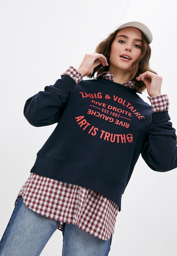 

Свитшот Zadig & Voltaire, Синий