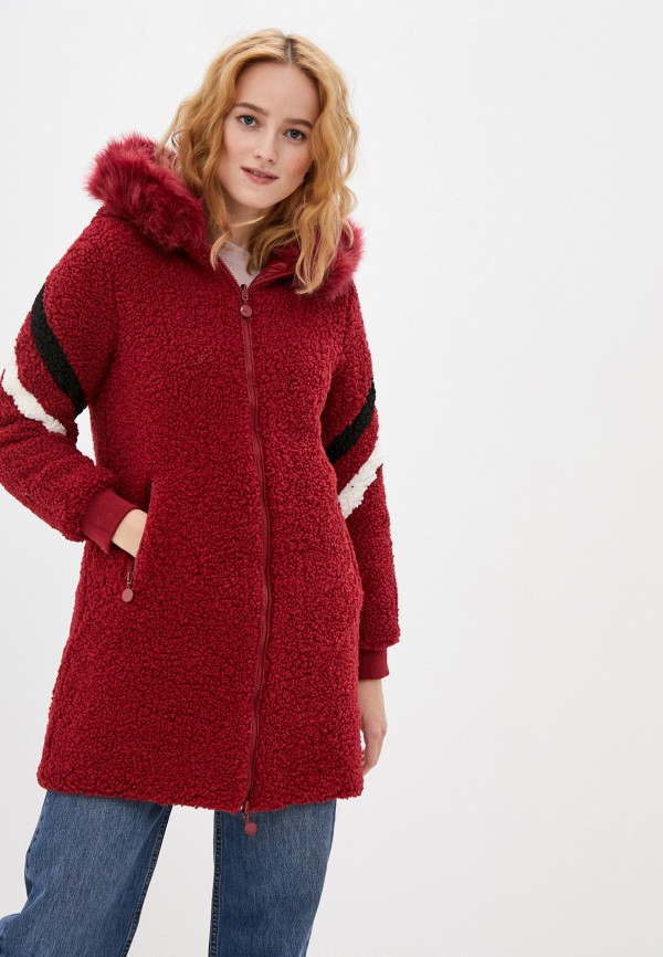 

Куртка утепленная Z-Design, Бордовый, -шуба, reversible