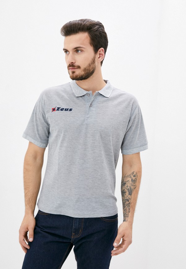 

Поло Zeus, Серый, POLO BASIC M/C