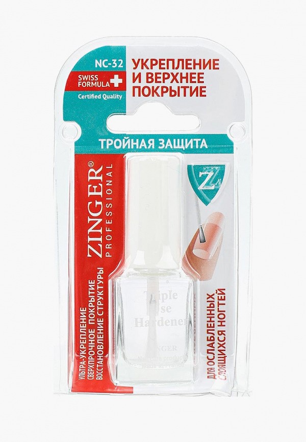 

Топовое покрытие Zinger, Белый, "Тройная защита" NC32, 12 мл