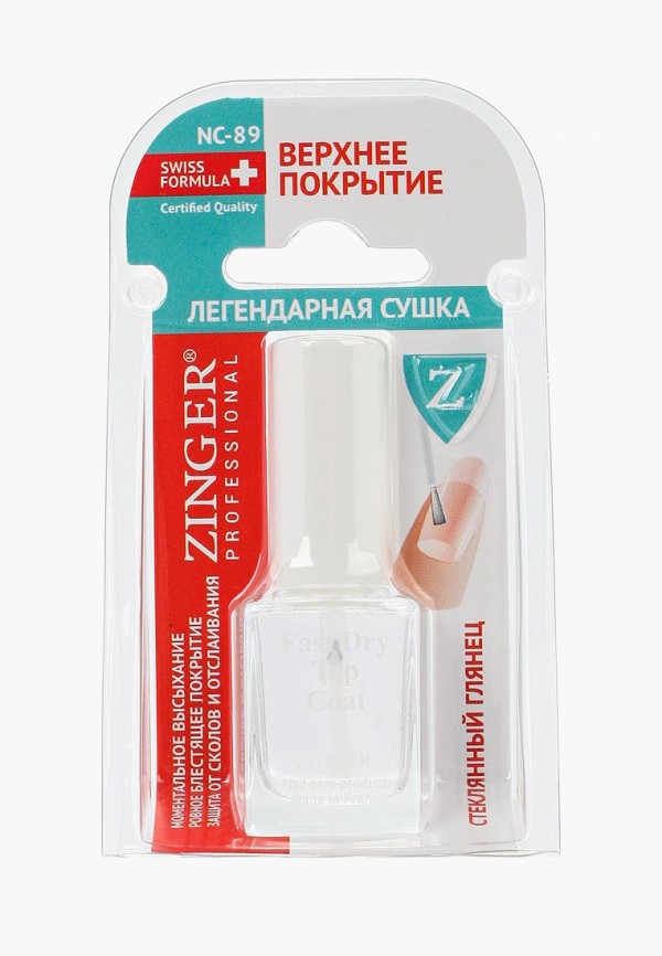 

Топовое покрытие Zinger, Белый, "Легендарная сушка", NC 89, 12 мл