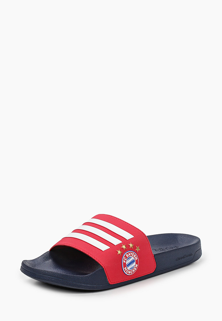 Купить оптом пантолеты мужские Adidas ADILETTE SHOWER RED/FTWWHT/CONAVY  FW7076 в интернет-магазине TDOO.RU