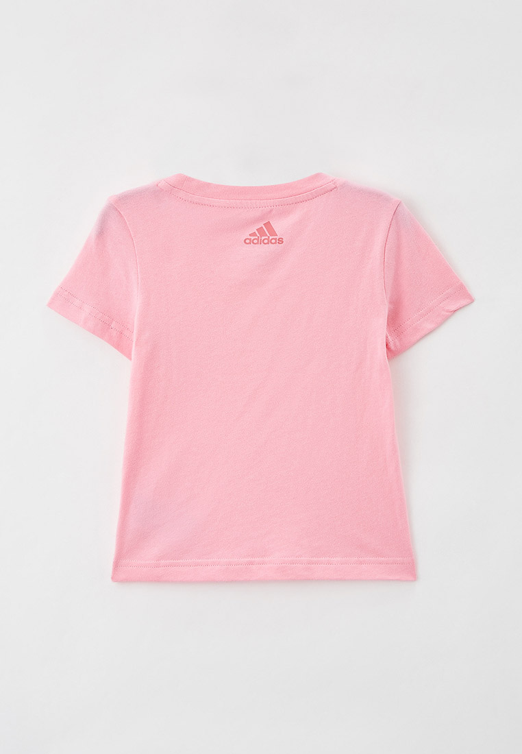 Футболка для девочек Adidas (Адидас) GN4049 цвет розовый купить за 810 руб.