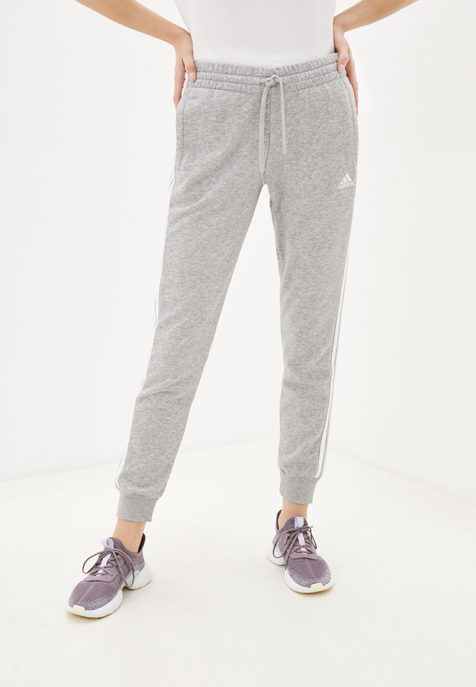 ADIDAS KALHOTY W 3S FT C PT (GM8735) Dámské | ŠEDÁ BARVA | Kalhoty adidas v  obchodě e50style.cz