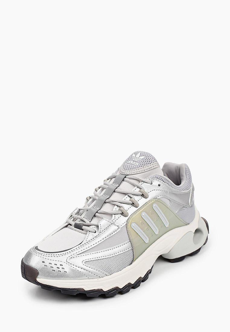 Женские кроссовки Adidas Originals (Адидас Ориджиналс) FZ1565 внешний  материал искусственная кожа, текстиль; цвет серебряный купить за 9899 руб.
