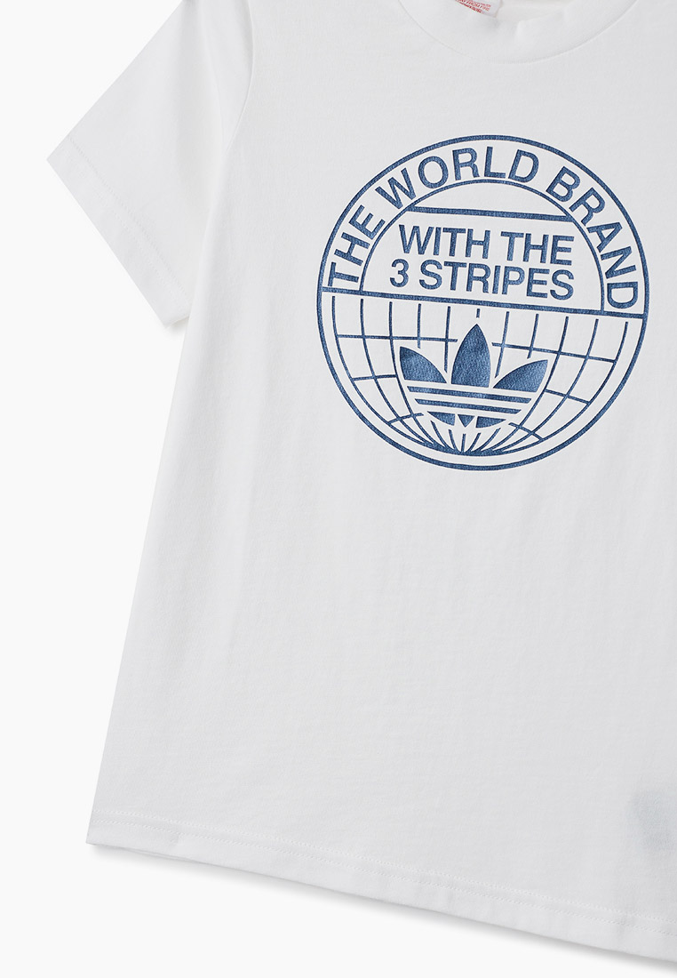 Футболка для мальчиков Adidas Originals (Адидас Ориджиналс) GN4126 цвет  белый купить за 980 руб.