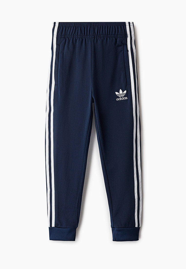Спортивные брюки для мальчиков Adidas Originals (Адидас Ориджиналс) GN8454  цвет синий купить за 2800 руб.