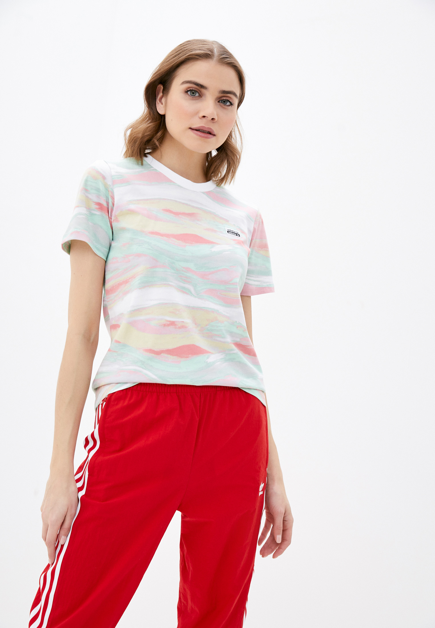 烽火體育專柜正品阿迪達斯adidas三葉草TEE 女裝夏季運動短袖T恤GN4286 | Yahoo奇摩拍賣