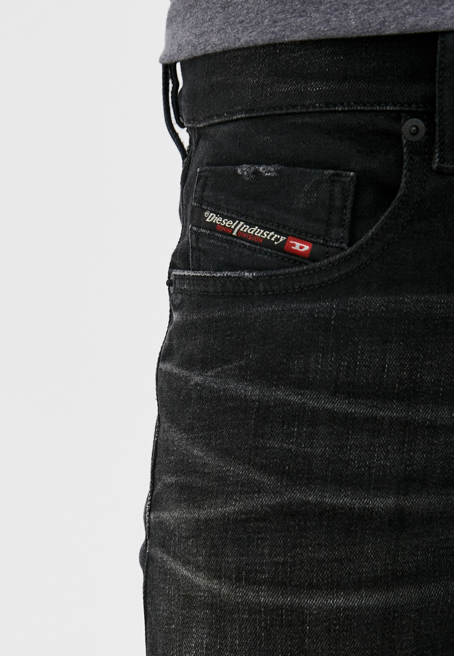 Мужские зауженные джинсы Diesel (Дизель) 00SPW50098B: изображение 4