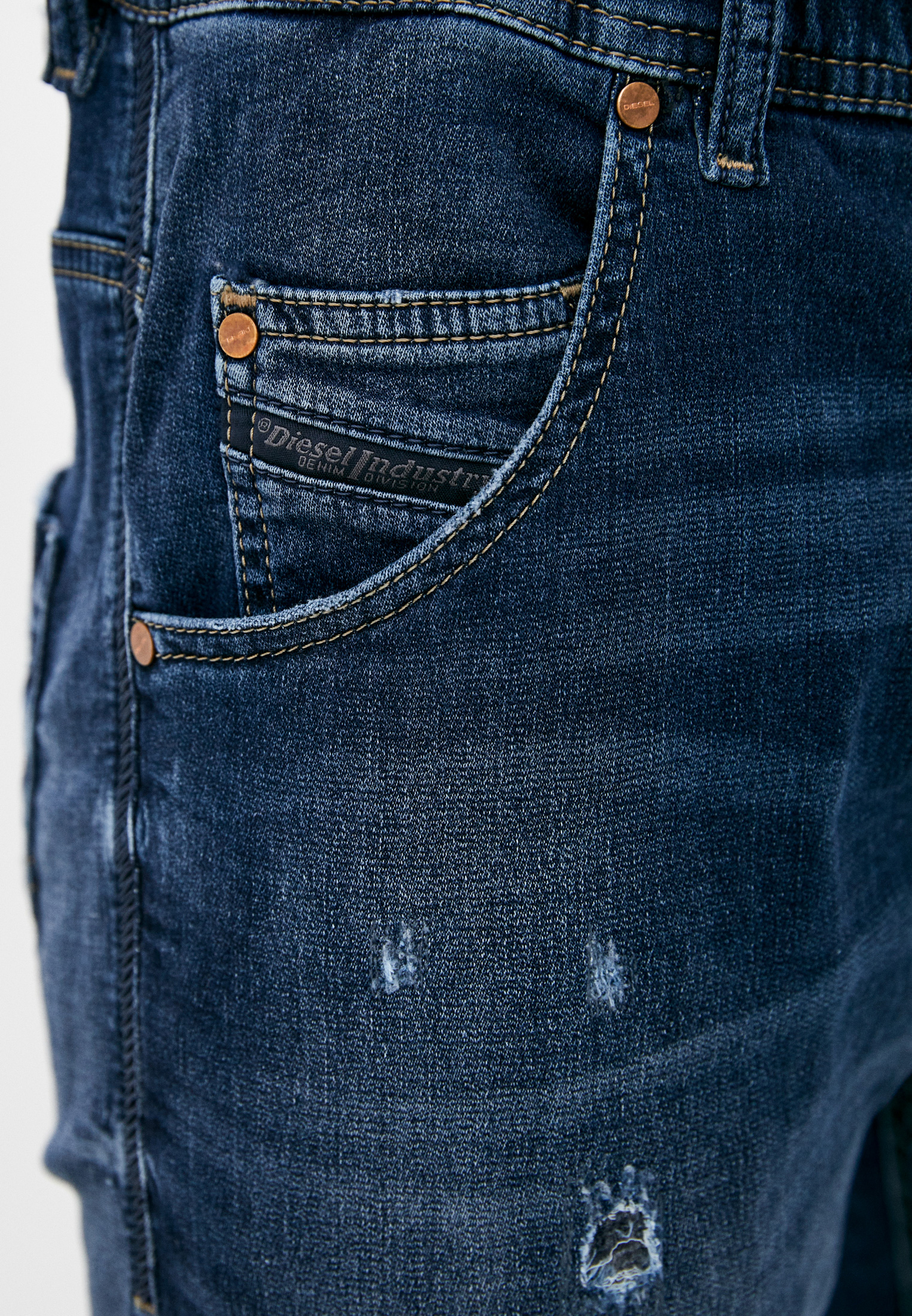 Мужские зауженные джинсы Diesel (Дизель) 00S6DD0686W: изображение 4
