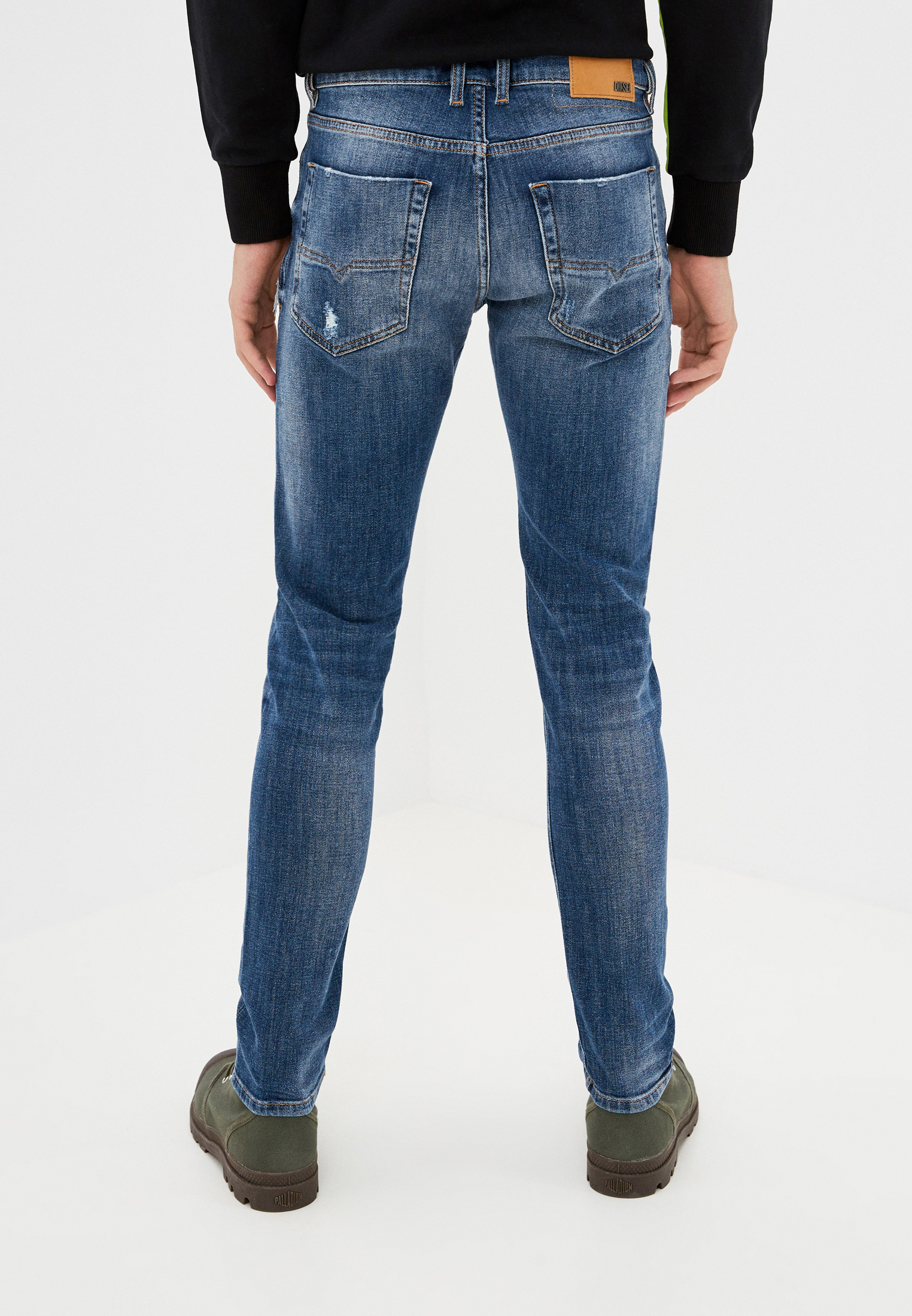 Мужские зауженные джинсы Diesel (Дизель) 00SWID0890X: изображение 3
