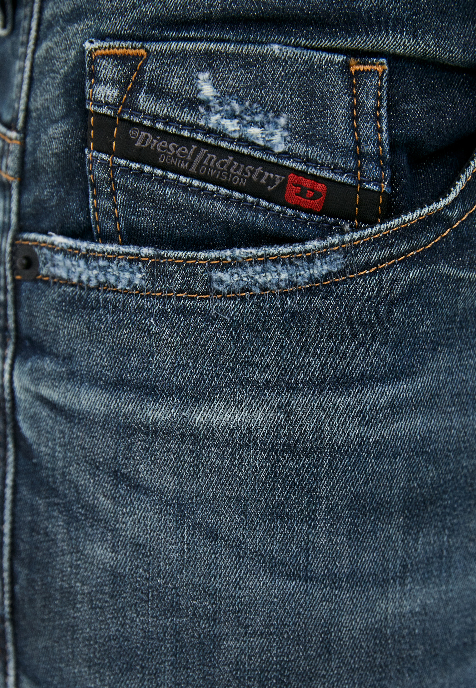 Мужские зауженные джинсы Diesel (Дизель) 00SE3D087AI: изображение 4