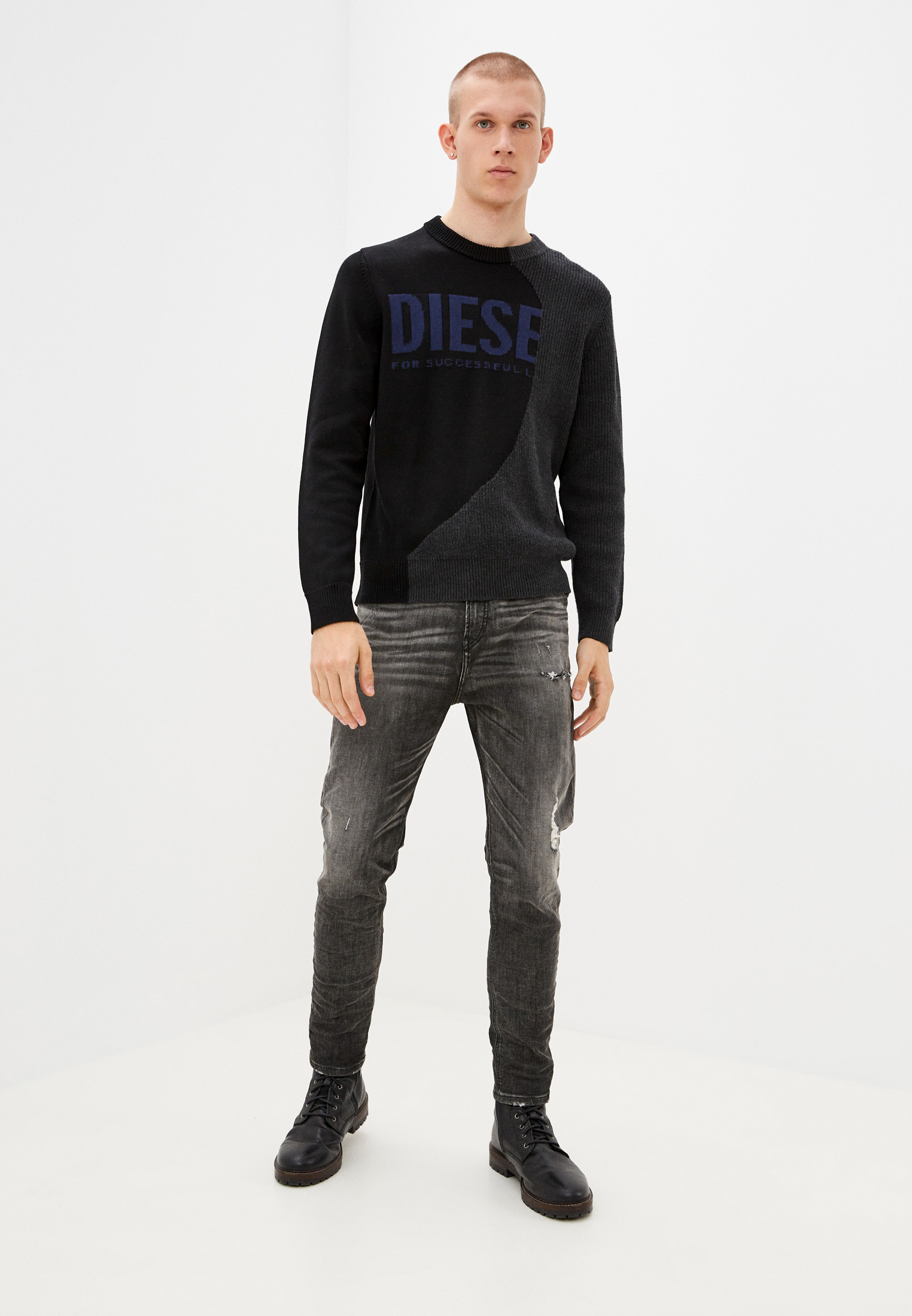 Мужские зауженные джинсы Diesel (Дизель) 00SSTD0077S: изображение 2