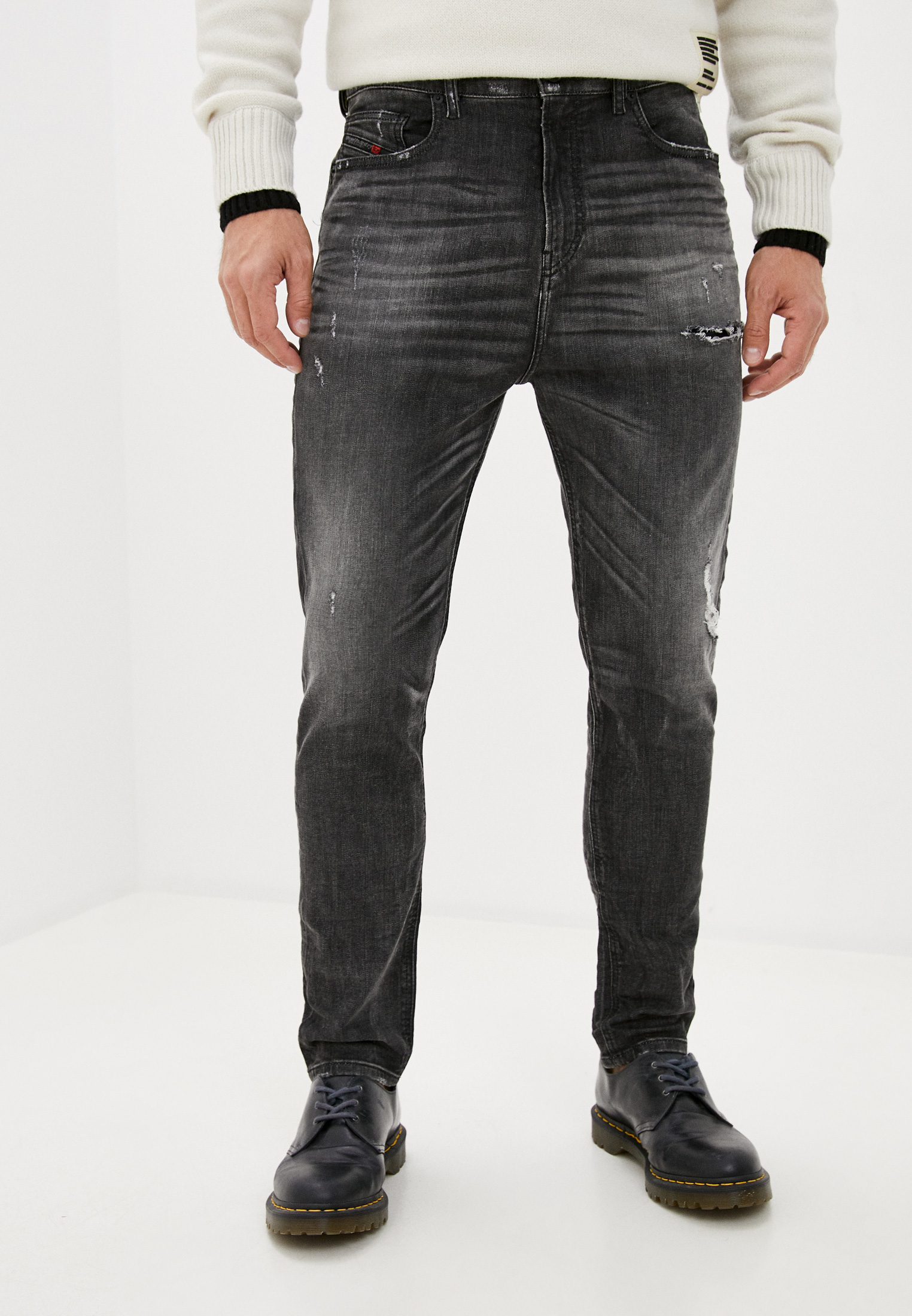Мужские зауженные джинсы Diesel (Дизель) 00SSTD0077S: изображение 5
