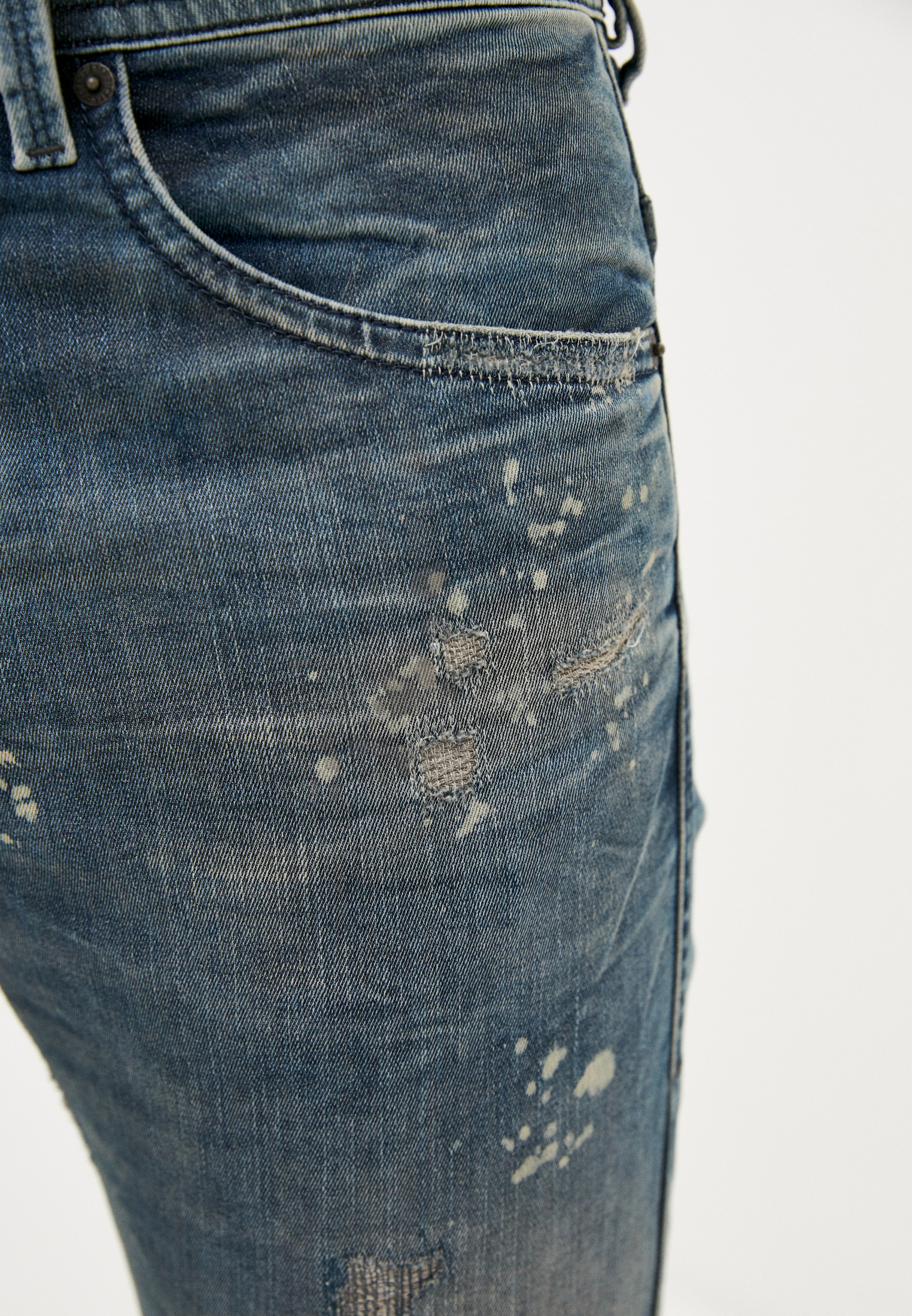 Мужские зауженные джинсы Diesel (Дизель) 00SE3D0870X: изображение 4
