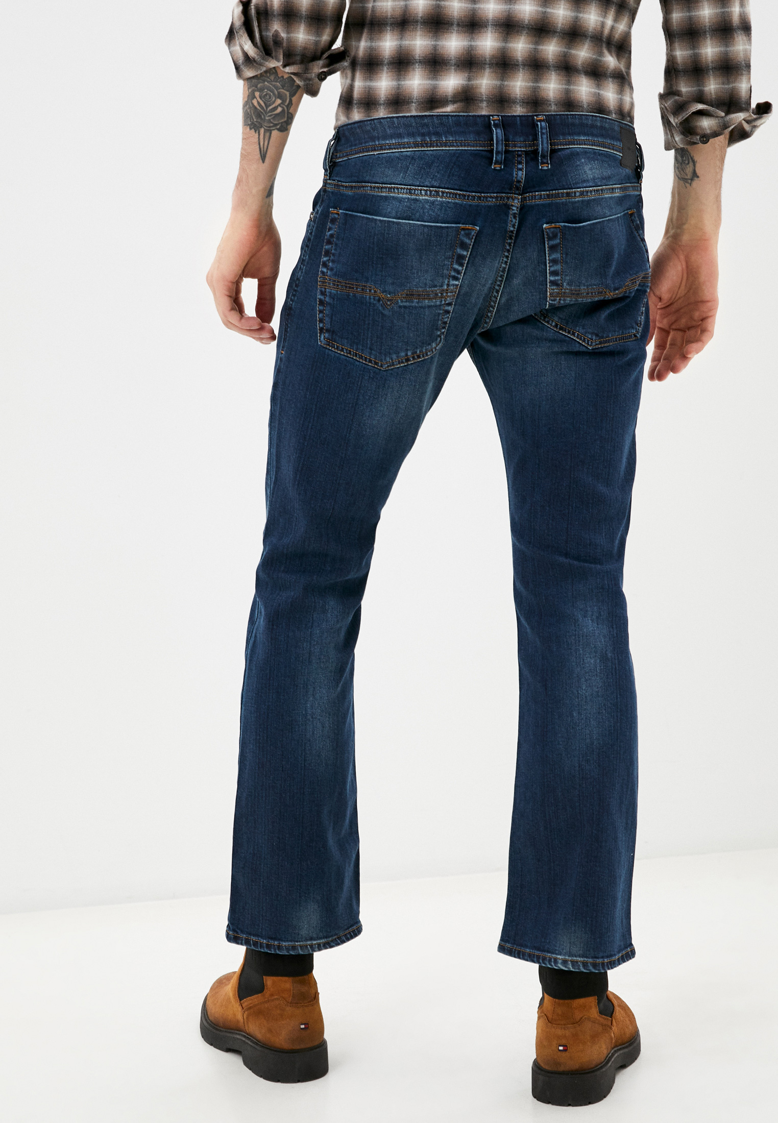 Мужские прямые джинсы Diesel (Дизель) 00ADS2084BU: изображение 3